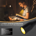 Eclairage portable à clip pour une lecture agréable et sans ombre