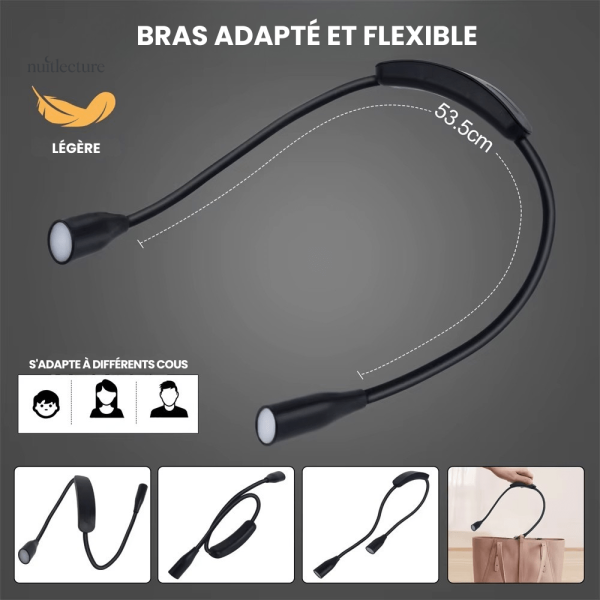 Design ergonomique et rechargeable pour une utilisation prolongée