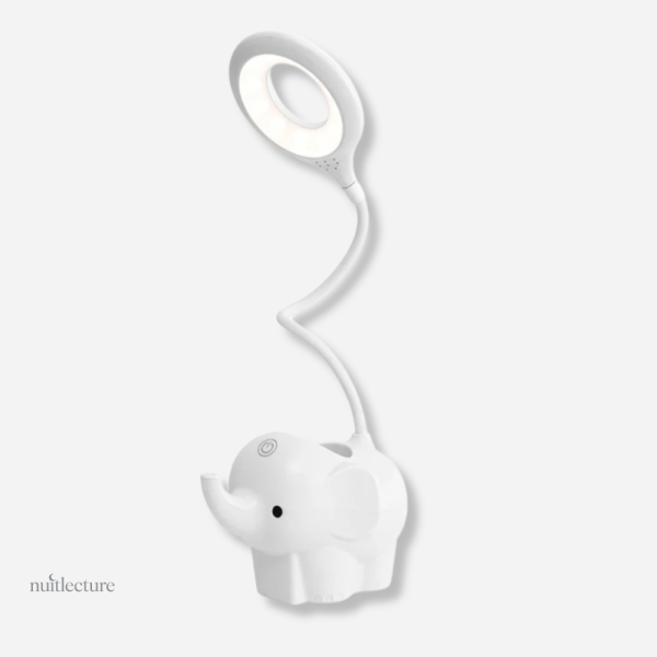 Lampe de lecture amusante éléphant avec éclairage USB