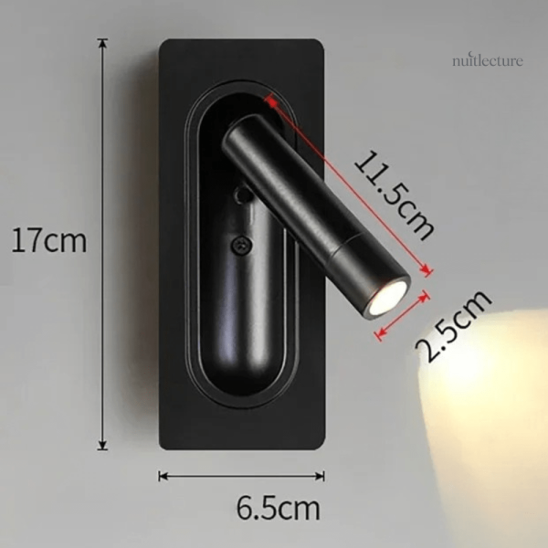 Éclairage LED encastré, lumière agréable pour vos livres