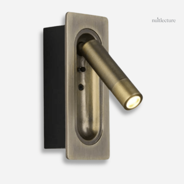 Lampe chaude encastrée, idéale pour la lecture