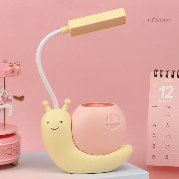 Lampe mignonne LED enfant en forme d'escargot