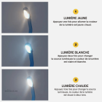 Lampe de lecture légère et rechargeable pour les déplacements
