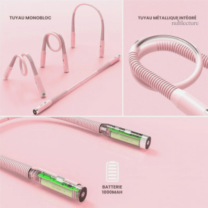 Lampe de lecture à LED avec clip, portable et rechargeable