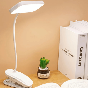 Lampe de lecture LED flexible rechargeable 360° pour bureau