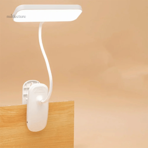 Lampe de lecture LED avec bras flexible et rechargeable