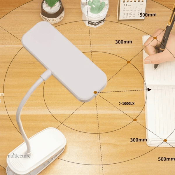 Lampe de bureau LED adaptable pour un confort de lecture