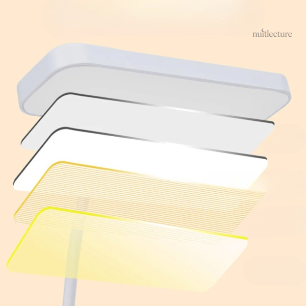 Lampe de lecture rechargeable à LED avec design flexible