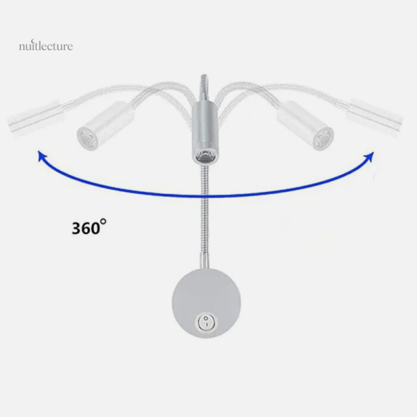 Lampe murale design pour votre lit ou espace de travail