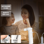 Lampe de lecture moderne avec deux sources lumineuses