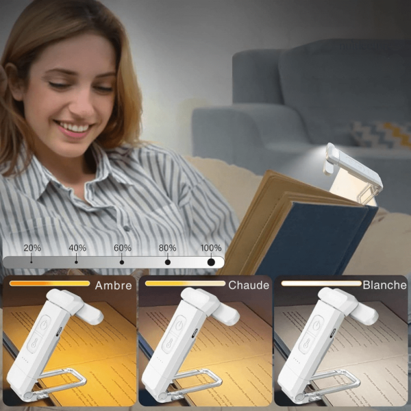 Solution d'éclairage rechargeable pour les lecteurs