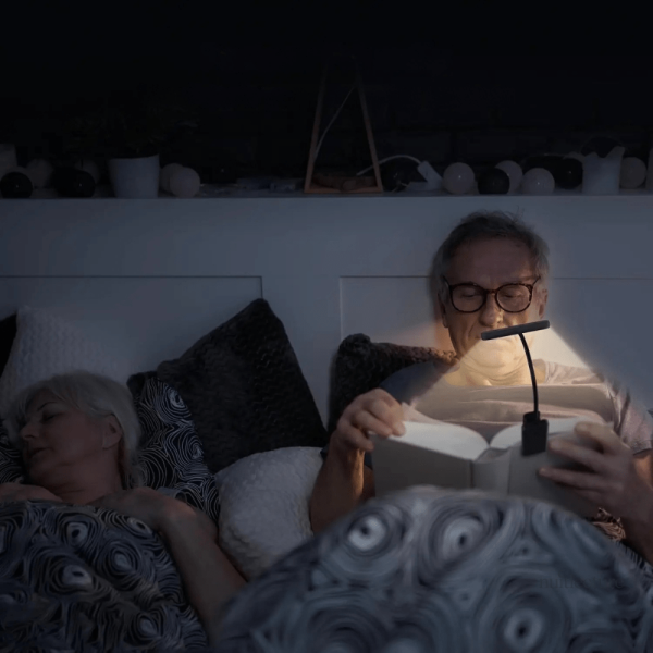 Éclairage LED rechargeable pour moments de lecture