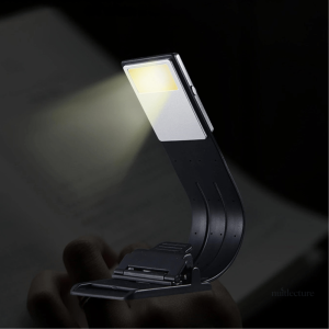 Éclairage rechargeable pour liseuses et livres