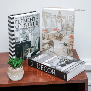 Faux livres décoratifs pour une décoration élégante