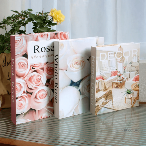 Coffret de faux livres pour un style raffiné