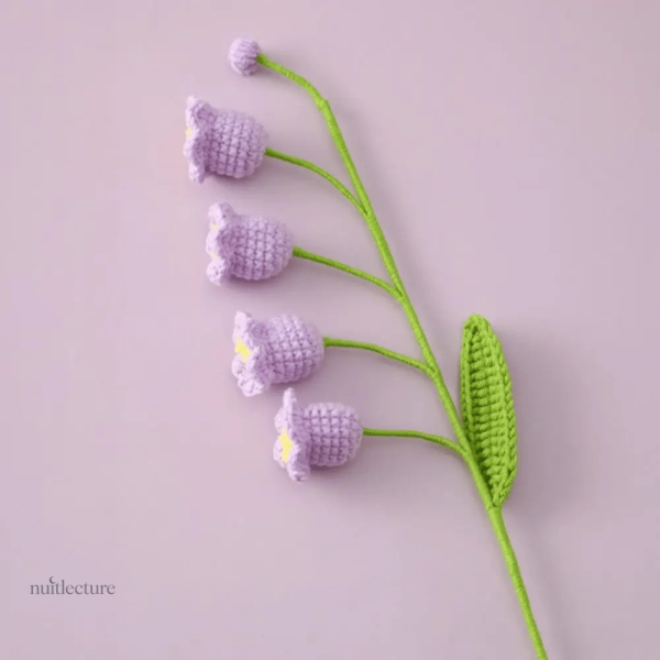 Marque-page crochet, accessoire de lecture floral