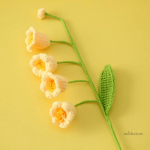 Accessoire de lecture, marque-page crochet avec motif de fleur