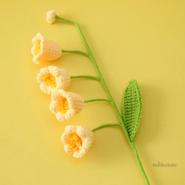 Accessoire de lecture, marque-page crochet avec motif de fleur