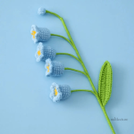 Marque-page en crochet, design floral élégant et unique