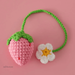 Fraise au crochet, accessoire de lecture