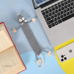 Marque-page au crochet en forme de souris
