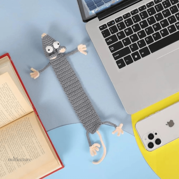 marque-page-au-crochet-souris-1 Marque-page au crochet en forme de souris