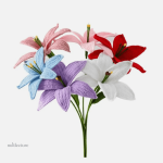 Tulipe crochetée, marque-page original et créatif