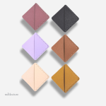 Marque-page coin en cuir, design triangle