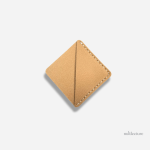 Accessoire de lecture en cuir, marque-page triangle
