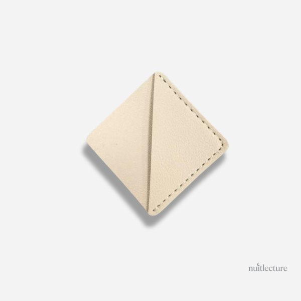 Marque-page en cuir, coin triangle pour passionnés de lecture