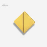 Marque-page design triangle, en cuir de qualité