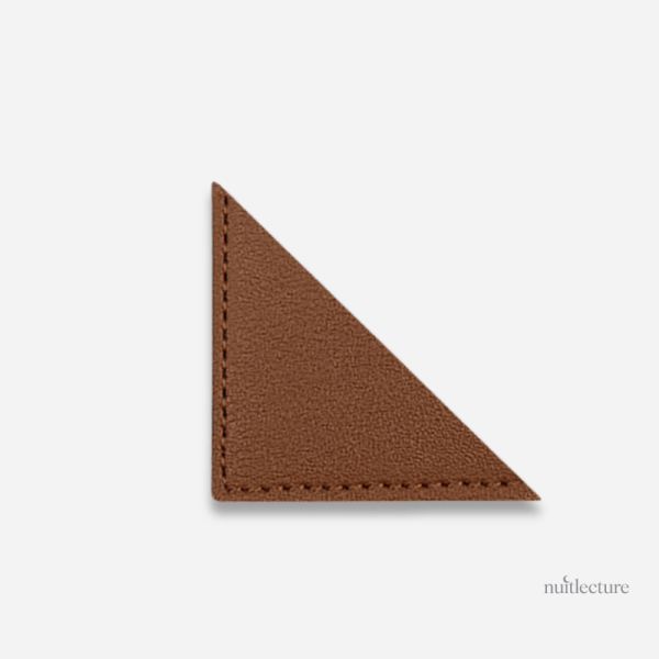 Marque-page coin design personnalisé aux initiales