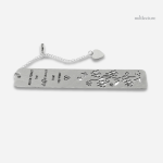 Objet de lecture en inox, parfait pour les livres