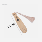 Accessoire littéraire en bois, style chat