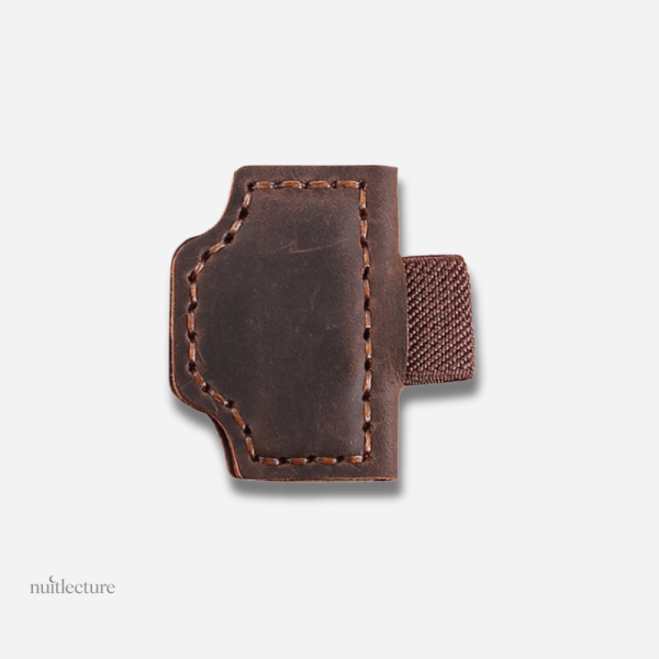Marque-page pratique et chic en cuir