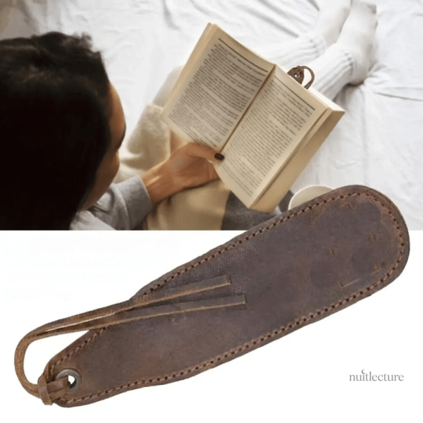 Marque-page en cuir pour un look classique et intemporel
