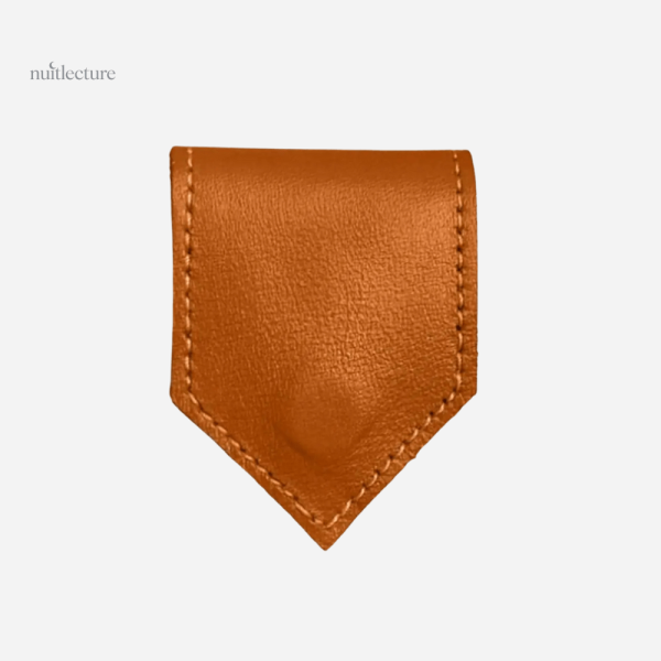 Marque-page vintage en cuir, parfait pour les bibliophiles