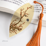 Marque-page original illustré de scènes de nature chinoise