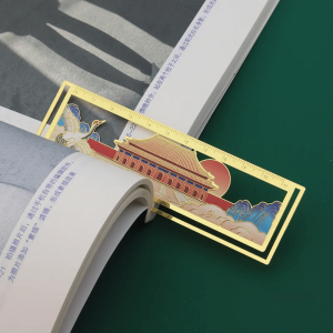 Accessoire de lecture en métal au motif chinois