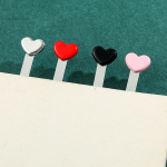 Accessoire de lecture en métal, motif coeur