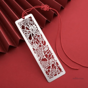 Accessoire de lecture : marque-page en métal