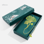 Marque-page en métal Éclat de Ginkgo