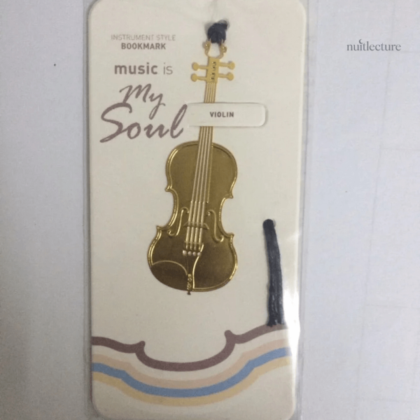 Support de lecture en métal inspiré de la musique