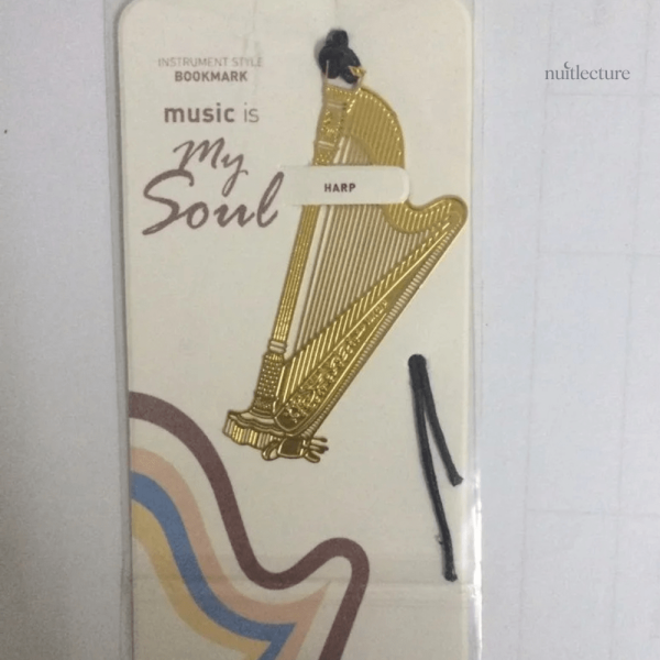 Marque-page en métal design pour musiciens