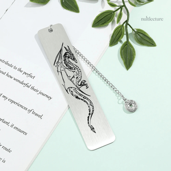L'Esprit du dragon : marque-page en métal unique