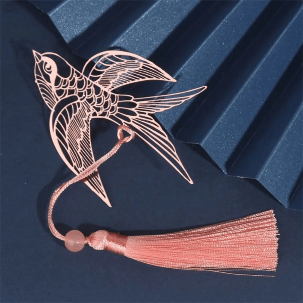 marque-page-en-metal-moineau-1 Marque-page en métal design moineau pour lecteurs passionnés