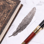 Marque-page plume en métal, cadeau parfait pour lecteurs