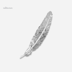 Marque-page plume en métal, accessoire de lecture chic