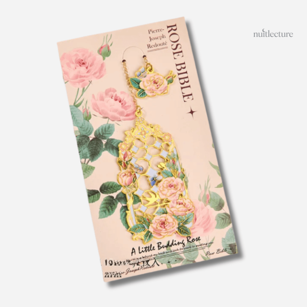 Marque-page en métal pour une touche de couleur rose