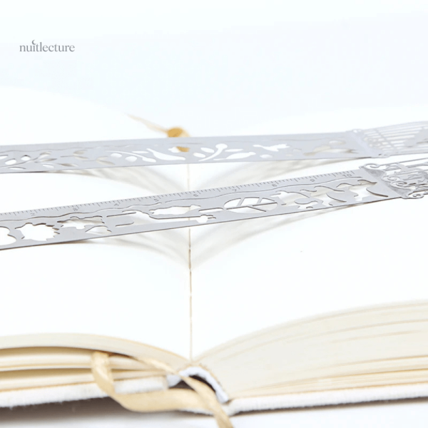 Marque-page design coréen en métal, idéal pour cadeaux